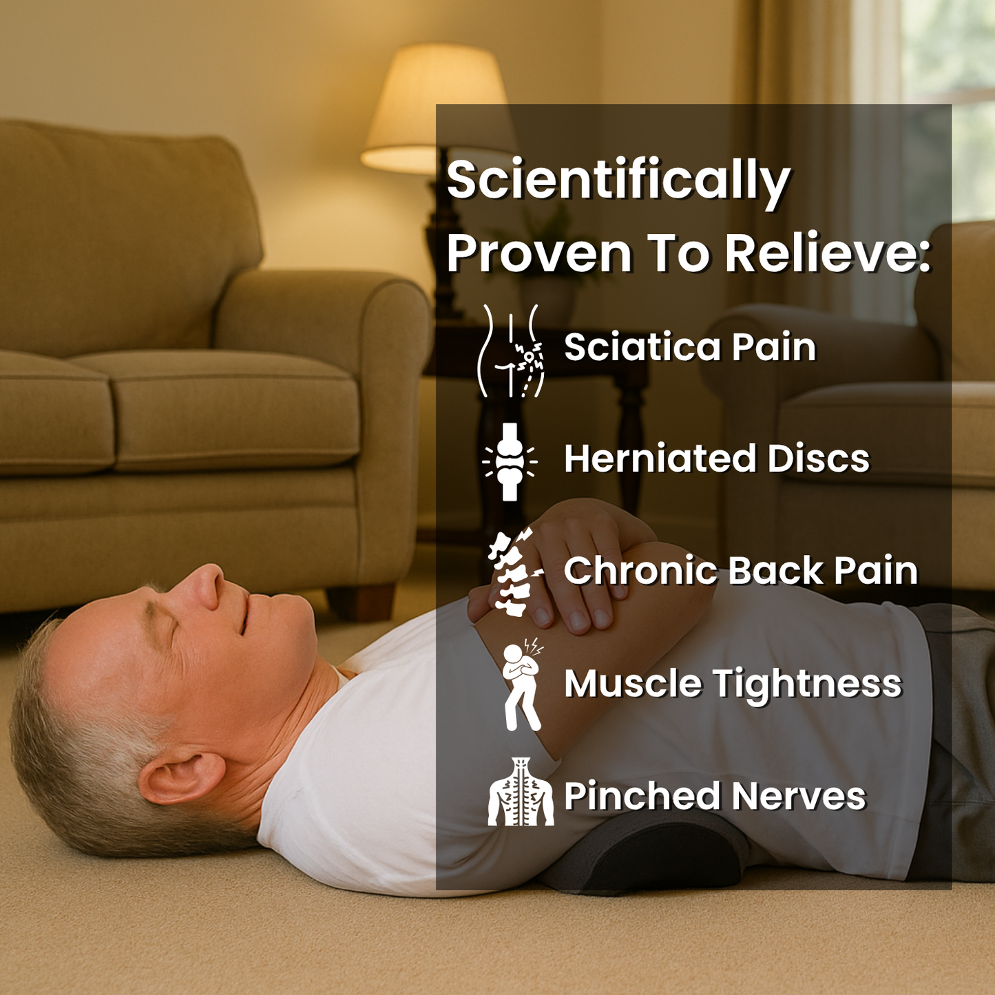 TheraSpine™ Triple Fusion Pillow for Back Pain Relief