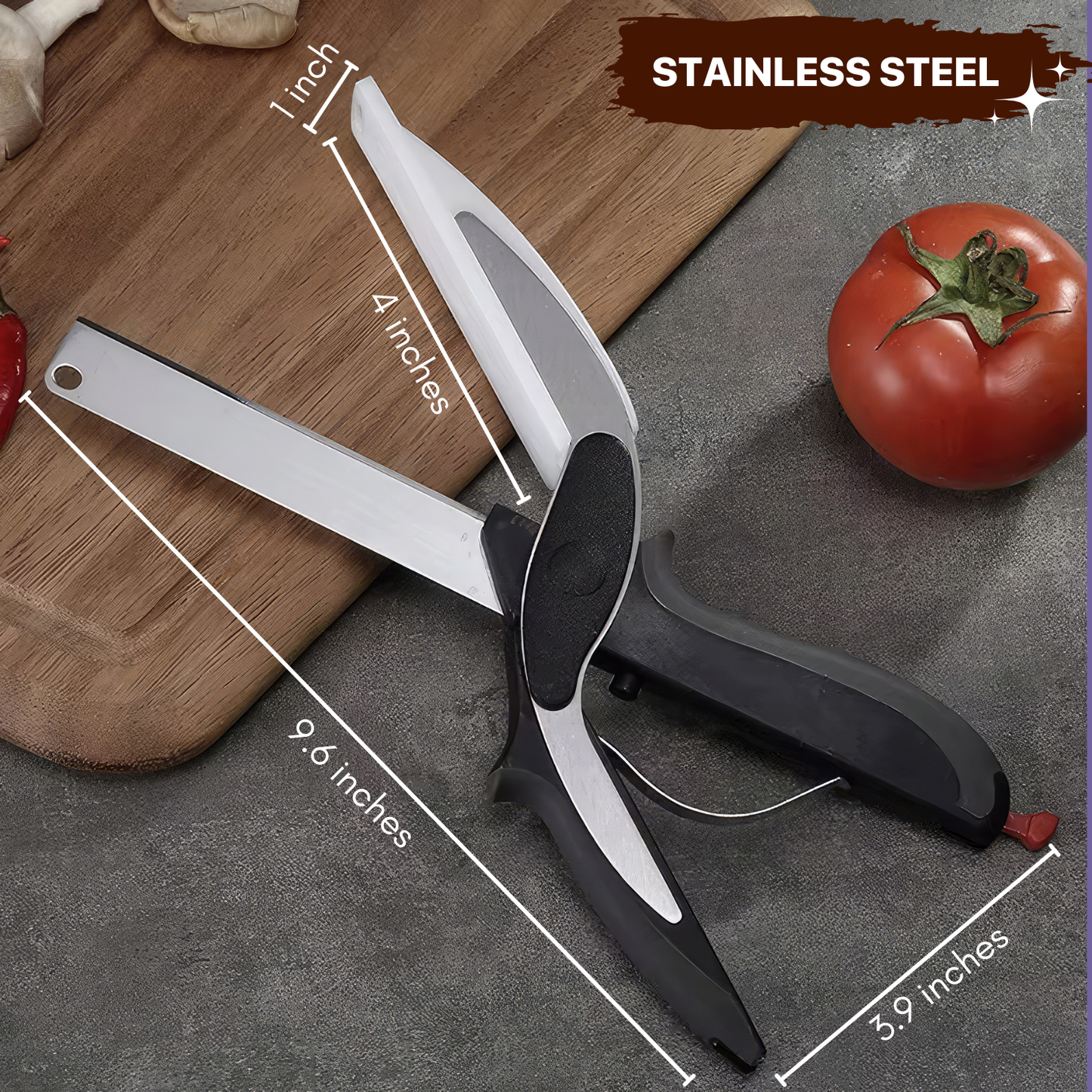 MTE© SLICEMATE™ - 2 IN 1 KNIFE AND CUTTING BOARD