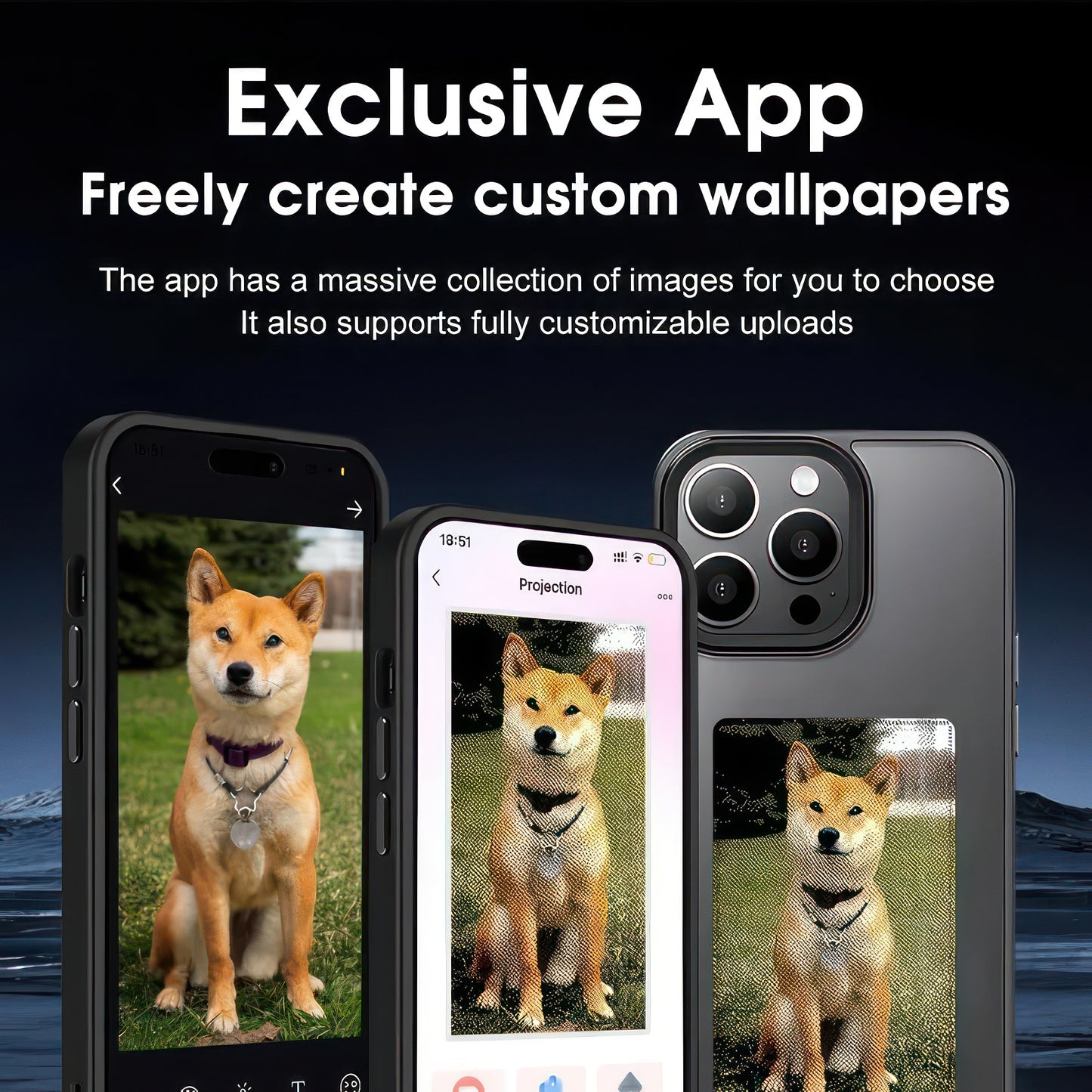 MTE© ARTCASE™ E-INK SCREEN PHONE CASE