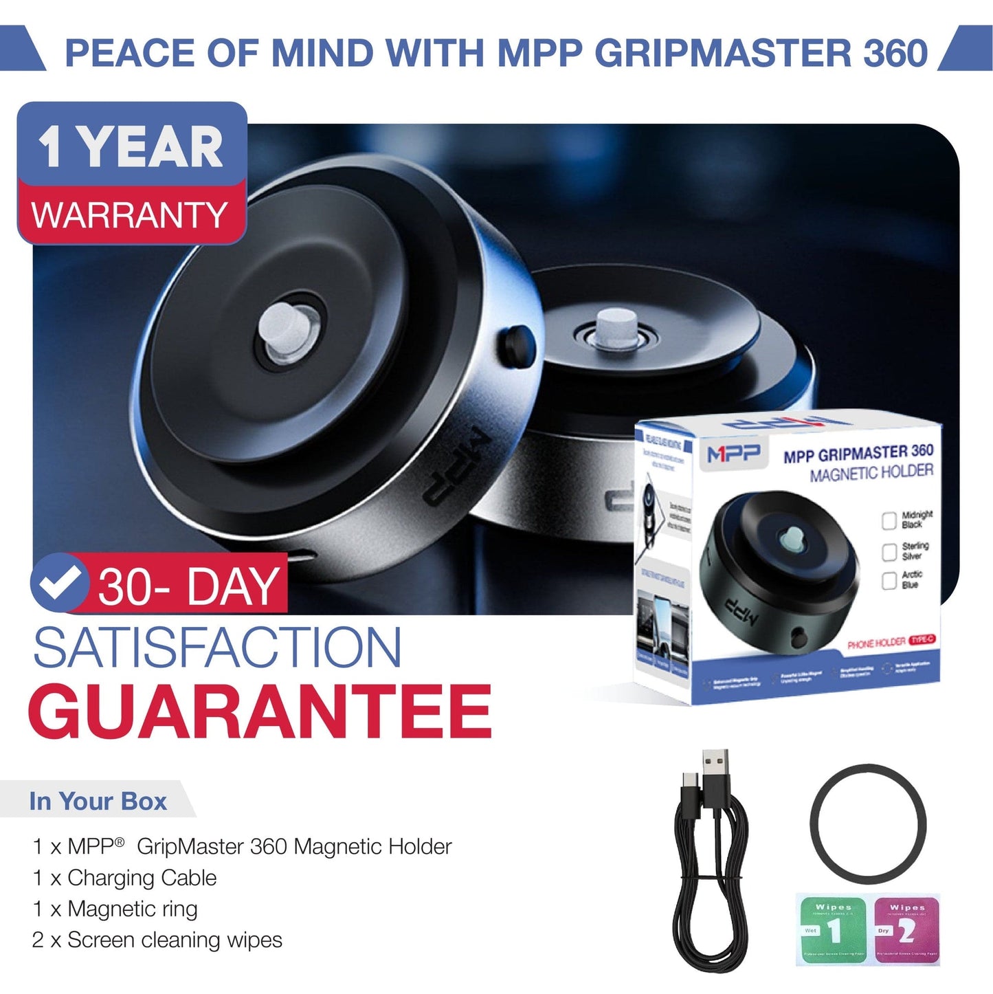 MPP® GripMaster 360 Magnetic Holder MPP001