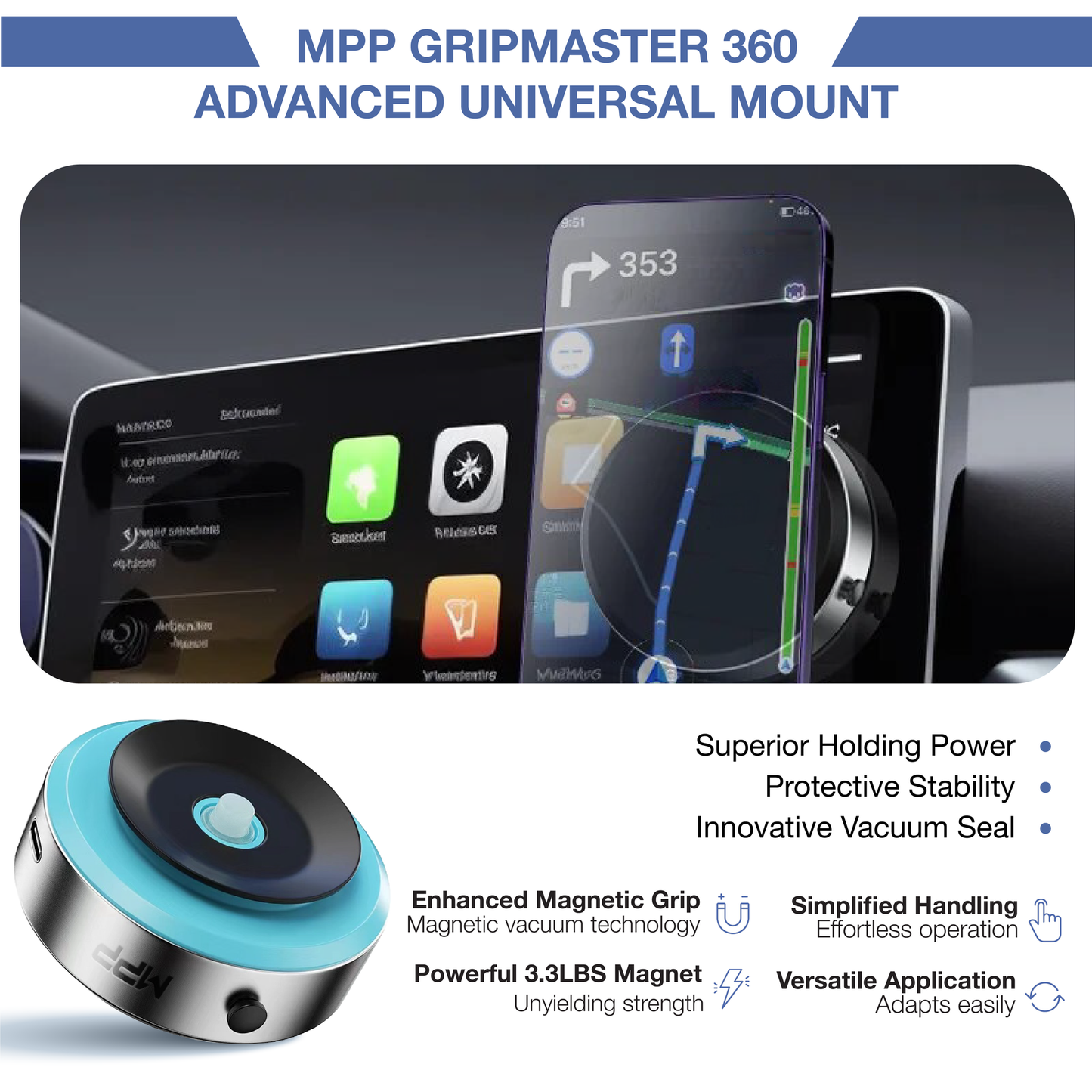 MPP® GripMaster 360 Magnetic Holder MPP001