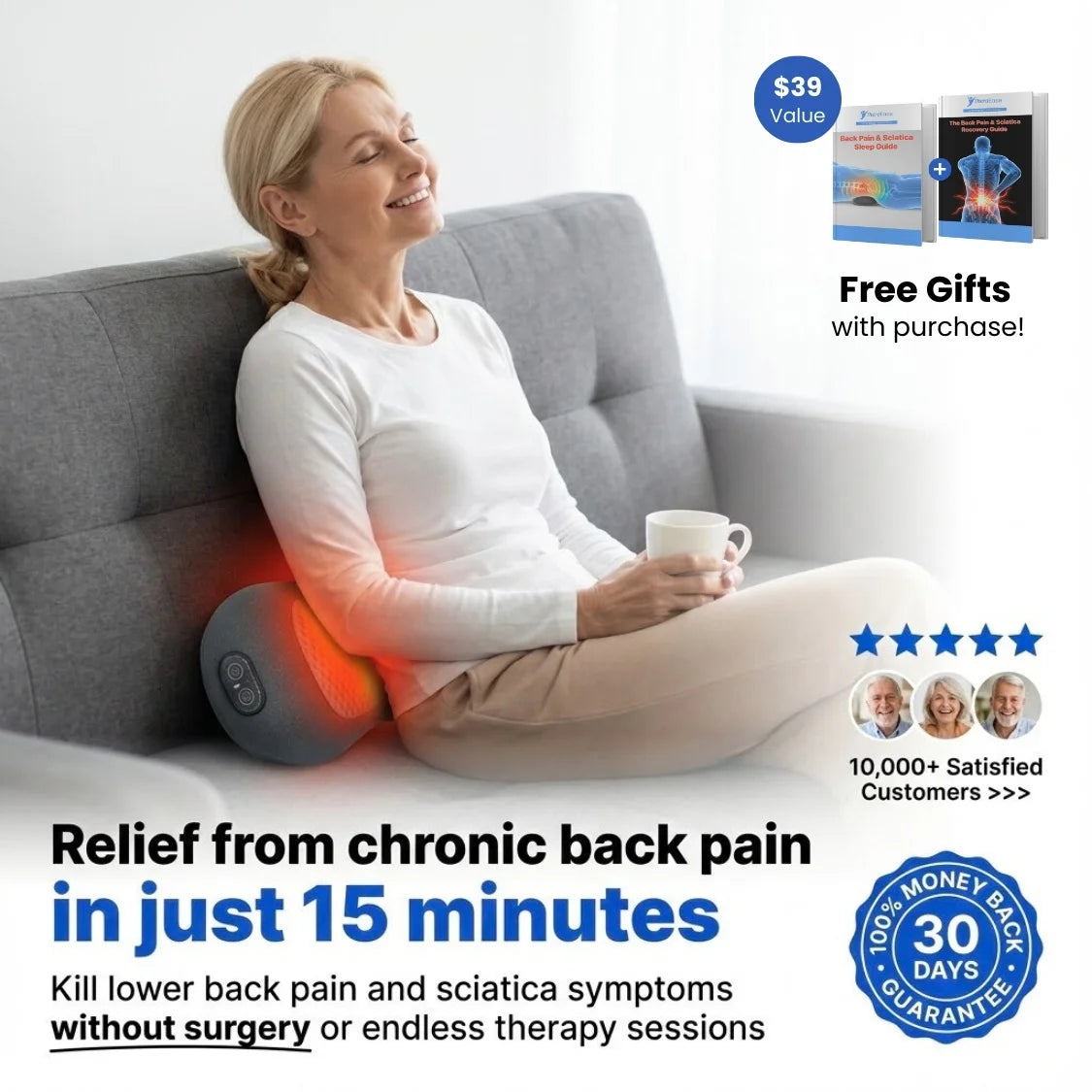 TheraSpine™ - Triple Fusion Massager for Back Pain Relief
