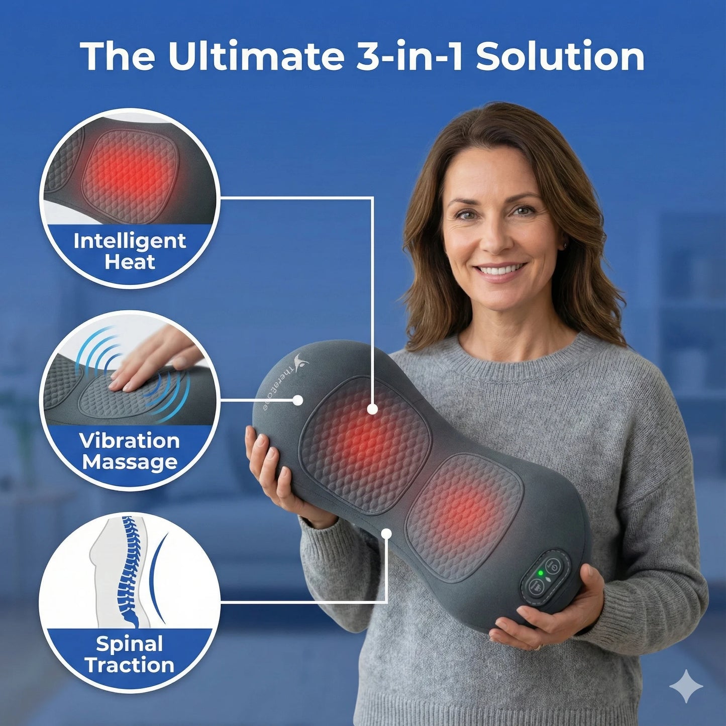 TheraSpine™ - Triple Fusion Massager for Back Pain Relief