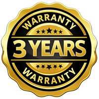 3-YEAR WARRANTY