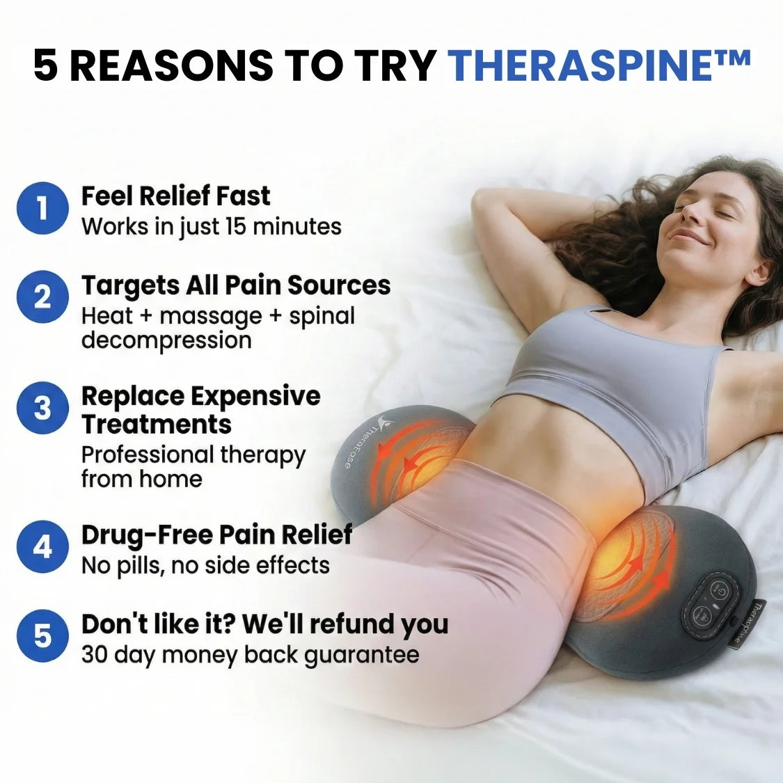 TheraSpine™ - Triple Fusion Massager for Back Pain Relief