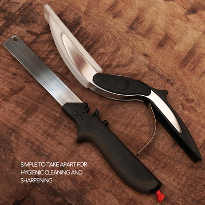 MTE© SLICEMATE™ - 2 IN 1 KNIFE AND CUTTING BOARD