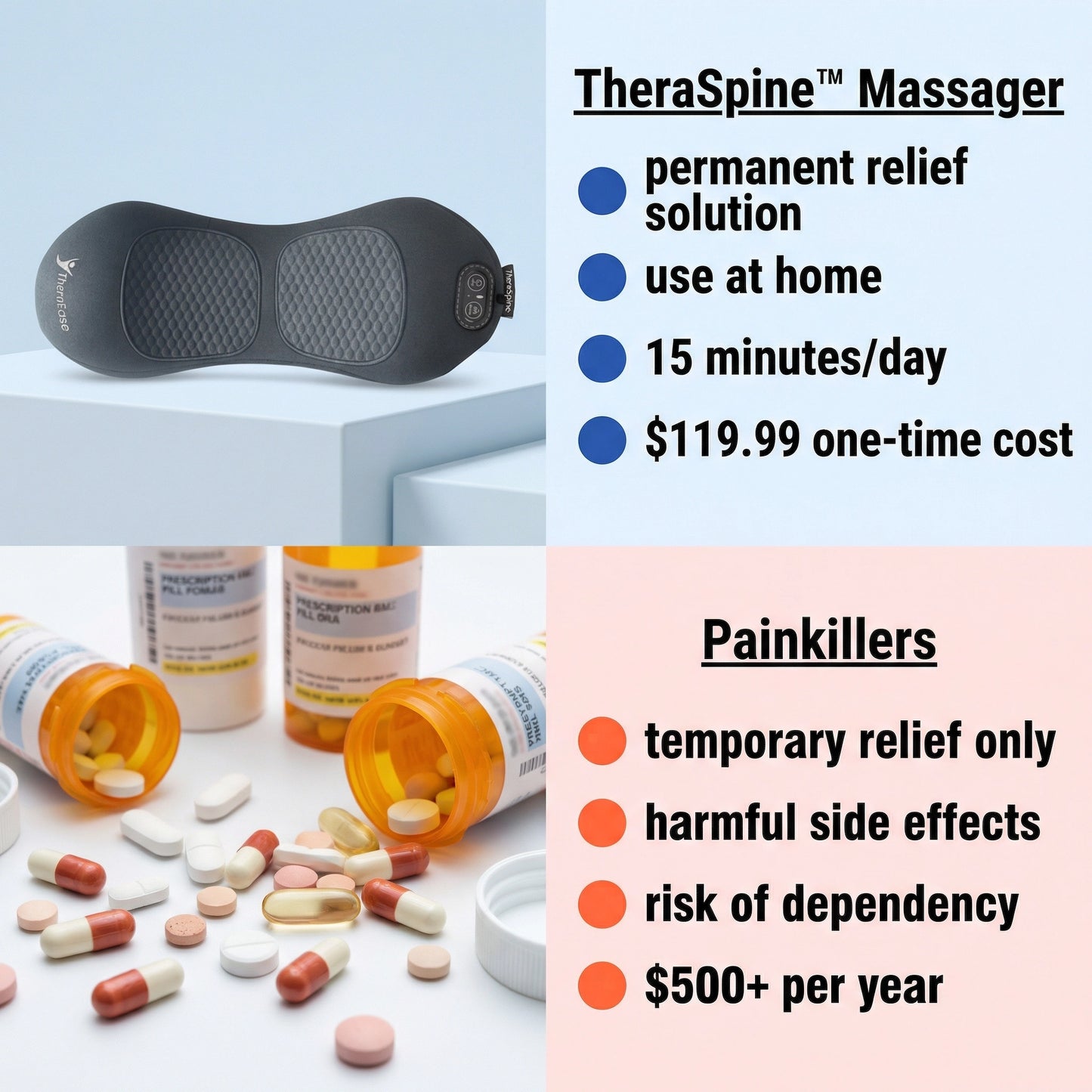 TheraSpine™ Lumbar Massager