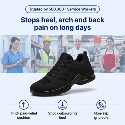 ShiftMate™ - 12-Hour Shift Shoes for All-Day Foot, Knee & Back Pain Relief